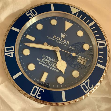 herrenuhren rolex optik|rolex wanduhr original.